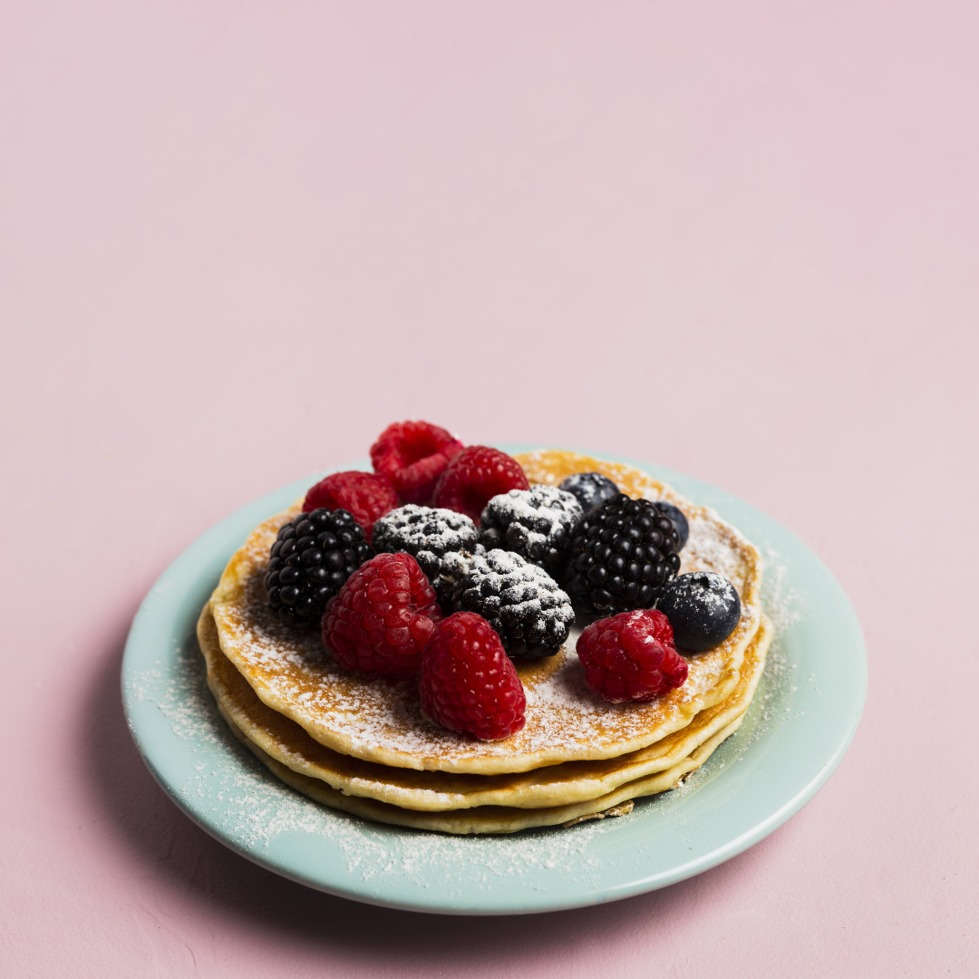 Fiber-Ful Recipes: Mixed Berry Pancakes With Berry Sauce
